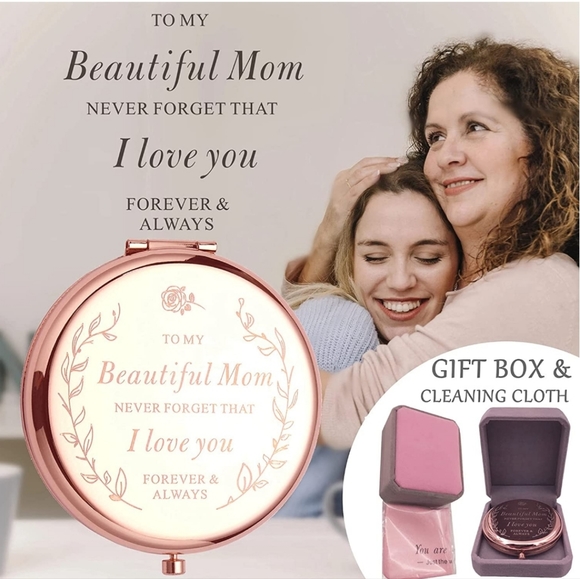 Gift for Mother Makeup Mirror - Picture 3 of 5